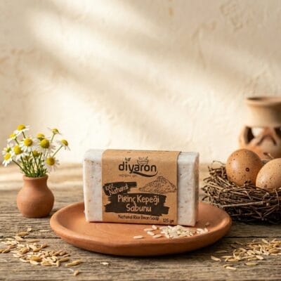 Diyaron Pirinç Kepeği Sabunu 125gr Diyaron Pirinç Kepeği Sabunu 125gr - Görsel 4