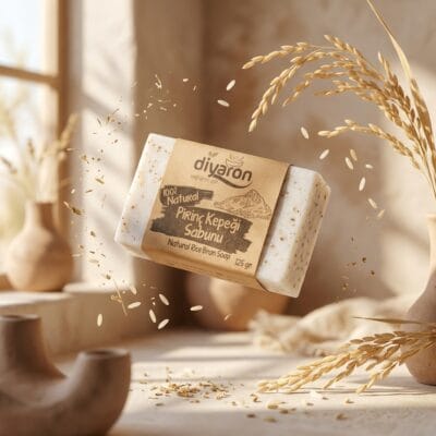 Diyaron Pirinç Kepeği Sabunu 125gr Diyaron Pirinç Kepeği Sabunu 125gr - Görsel 3