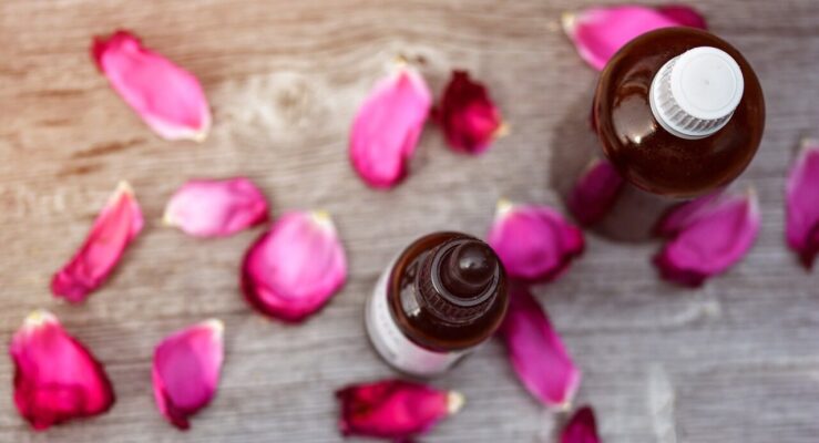 essential oils, alternative, aroma, nature, aromatic, body, bottle, flower wallpaper, beautiful flowers, care, flower, fragrance, health, herbal, liquid, rose flower, massage, natural, oil, perfume, relax, relaxation, scent, flower background, spa, treatment, wellness, zen, essential, rose, petals, colorful