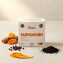 Balen Curcumin (Kurkumin & Piperin) + Çörekotu Yağı 60 Softgel