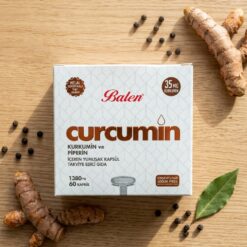Balen curcumin 4 - Balen Curcumin (Kurkumin & Piperin) + Çörekotu Yağı 60 Softgel