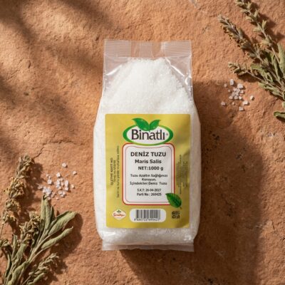 Binatlı Doğal Deniz Tuzu 1kg - Görsel 4