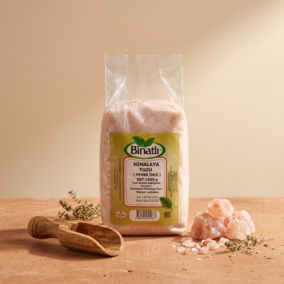 Binatlı Doğal Pembe Himalaya Tuzu 1kg