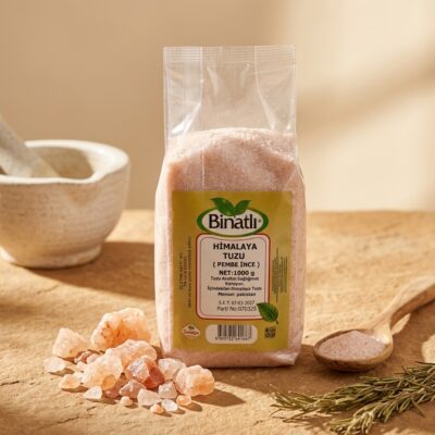 Binatlı Doğal Pembe Himalaya Tuzu 1kg Binatlı Doğal Pembe Himalaya Tuzu 1kg - Görsel 3