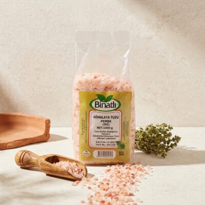 Binatlı Doğal Pembe Himalaya Tuzu (Tane) 1kg Binatlı Doğal Pembe Himalaya Tuzu (Tane) 1kg - Görsel 2