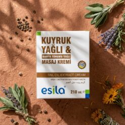 Esila Kuyruk yagli masaj kremi 4 - Esila Kuyruk Yağlı & Bamya Tohumu Yağlı Masaj Kremi 210ml
