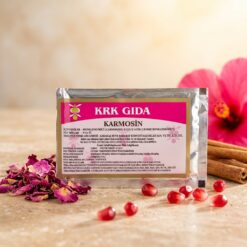 Krk gida karmosin 2 - KRK Gıda Karmosin (Pembe Gıda Boyası) 9 g