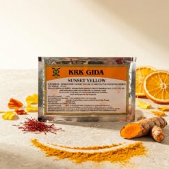 Krk gida sunset yellow 2 - KRK Gıda Sunset Yellow (Turuncu Gıda Boyası) 9 g