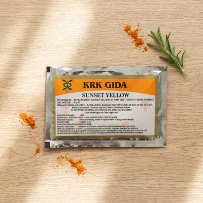 KRK Gıda Sunset Yellow (Turuncu Gıda Boyası) 9 g - Görsel 4