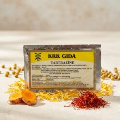Krk gida tartrazine 2 - KRK Gıda Tartrazine (Sarı Gıda Boyası) 9 g