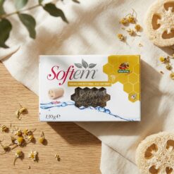 Softem Ari Sutlu Balli Lifli Sabun 1 - Softem Arı Sütlü Ballı Lifli Sabun 130gr