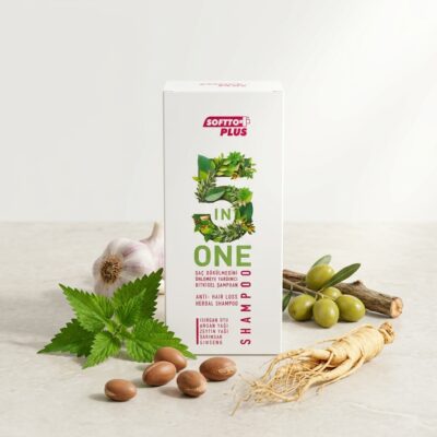 Softto Plus 5 in One Bitkisel Şampuan 360ml