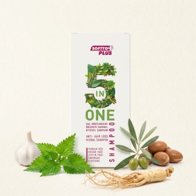 Softto Plus 5 in One Bitkisel Şampuan 360ml - Görsel 3