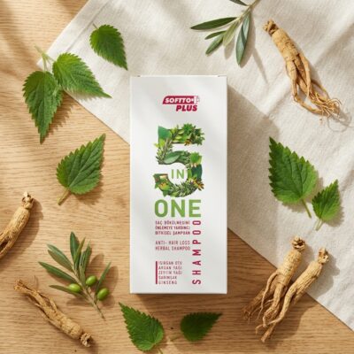 Softto Plus 5 in One Bitkisel Şampuan 360ml - Görsel 4