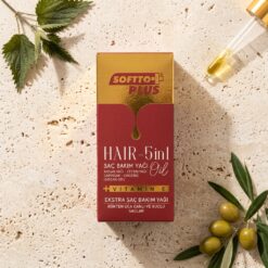 Softto plus 5in1 sac bakim yagi 2 - Softto Plus Hair-5in1 Saç Bakım Yağı 50ml