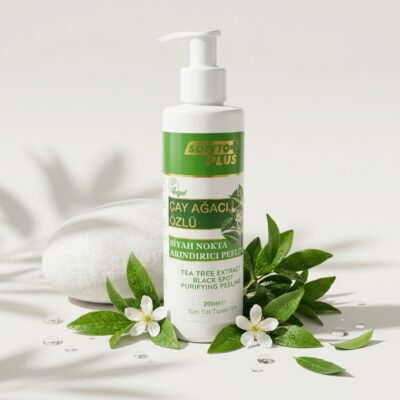 Softto Plus Çay Ağacı Özlü Siyah Nokta Arındırıcı Peeling 200ml