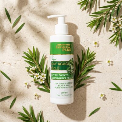 Softto Plus Çay Ağacı Özlü Siyah Nokta Arındırıcı Peeling 200ml Softto Plus Çay Ağacı Özlü Siyah Nokta Arındırıcı Peeling 200ml - Görsel 3