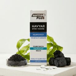 Softto plus Havyar siyah maske 2 - Softto Plus Havyar & Charcoal Siyah Kil Maske 100ml