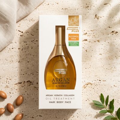 Softto Plus Argan, Keratin & Collagen Üçlü Güç Bakım Yağı 120 ml - Görsel 3