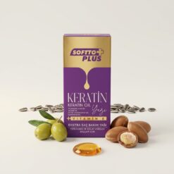 Softto plus keratin yagi vitamin E 2 - Softto Plus Keratin Oil 50ml