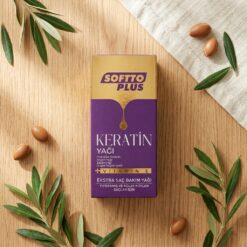 Softto plus keratin yagi vitamin E 4 - Softto Plus Keratin Oil 50ml
