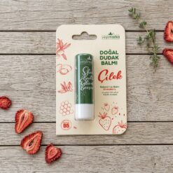 Yesilmarka Dogal dudak balmi cilek 3 - Yeşilmarka Doğal Çilek Özlü Dudak Balmı 5g