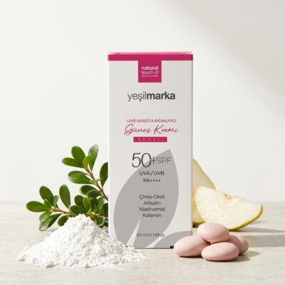 Yeşilmarka Leke Karşıtı & Aydınlatıcı Renkli Güneş Kremi 50ml