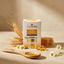 Yesilmarka Sac vitamini keratin 3 - Yeşilmarka Saç Vitamini Keratin ve Arı Sütü 30 Kapsül