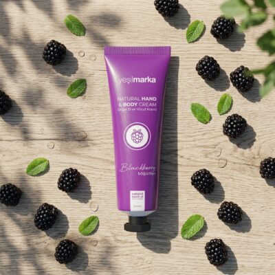 Yeşilmarka Doğal Böğürtlenli El ve Vücut Kremi 75ml - Görsel 3