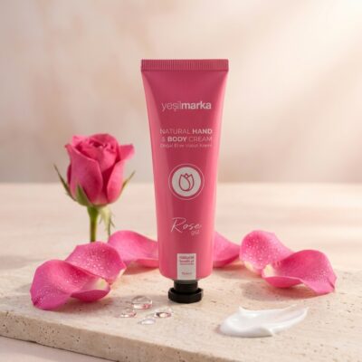 Yeşilmarka Doğal Gül Özlü El ve Vücut Kremi 75ml