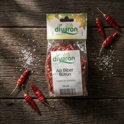 Alternative view of Diyaron Bütün Acı Biber 50gr