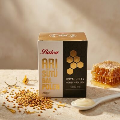 Balen Arı Sütü, Bal, Polen Karışımı 230gr