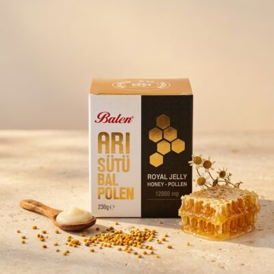 Balen Arı Sütü, Bal, Polen Karışımı 230gr - Görsel 4