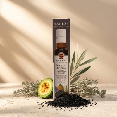 NAT EXT Nigella Sativa (Çörek Otu Zeytin Yaprağı Yavşan Otu) Karışık Bitkisel Ekstrakt 250ml - Görsel 4