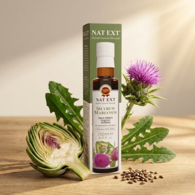 NAT EXT Silybum Marianum (Deve Dikeni, Enginar, Hindiba) Sıvı Ekstraktı 250ml - Görsel 3