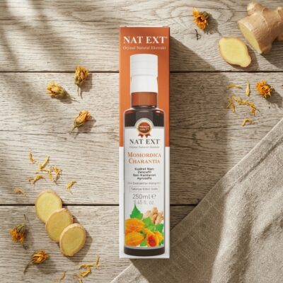 Alternative view of NAT EXT Momordica Charantia (Kudret Narı, Zencefil, Sarı Kantaron, Aynısefa) Karışık Bitkisel Ekstrakt 250ml