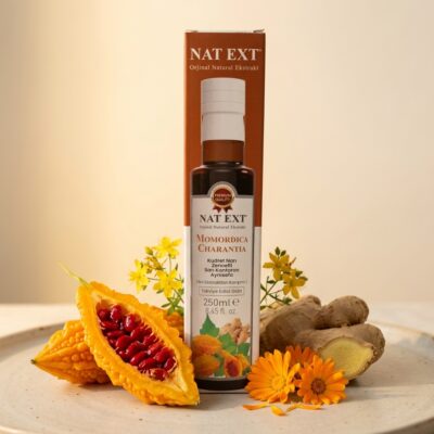 NAT EXT Momordica Charantia (Kudret Narı, Zencefil, Sarı Kantaron, Aynısefa) Karışık Bitkisel Ekstrakt 250ml - Görsel 3