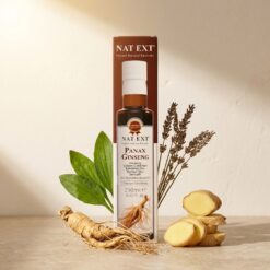 NAT EXT Panax Ginseng (Ginseng, Çoban Çökerten, Karabaş Otu) Karışık Bitkisel Ekstrakt 250ml