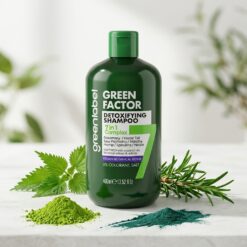 greenlabel Detoxifying shampoo 2 - Greenlabel Green Factor 7 Bitki Özlü Vegan Şampuan 400ml