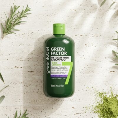 Greenlabel Green Factor 7 Bitki Özlü Vegan Şampuan 400ml - Görsel 4