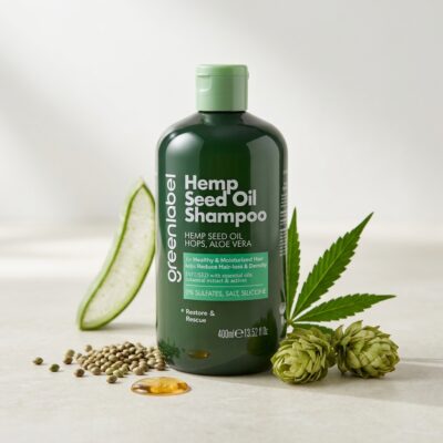 Greenlabel Kenevir Tohumu Yağlı Şampuan 400ml