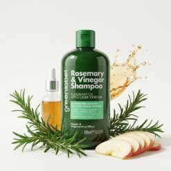 greenlabel Rosemary vinegar shampoo 2 - Greenlabel Biberiye & Elma Sirkesi Şampuanı 400ml