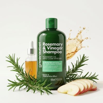 Greenlabel Biberiye & Elma Sirkesi Şampuanı 400ml Greenlabel Biberiye & Elma Sirkesi Şampuanı 400ml - Görsel 3