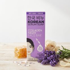 korean collagen night 2 - Greenlabel Korean Serum Soap: Collagen Night Face Bar