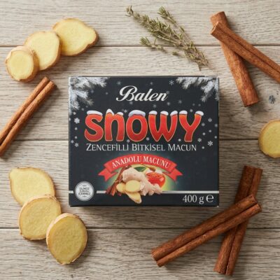Balen Snowy Zencefilli Bitkisel Macun 400gr - Görsel 4