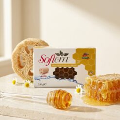 softem sabun 2 - Softem Arı Sütlü Ballı Lifli Sabun 130gr